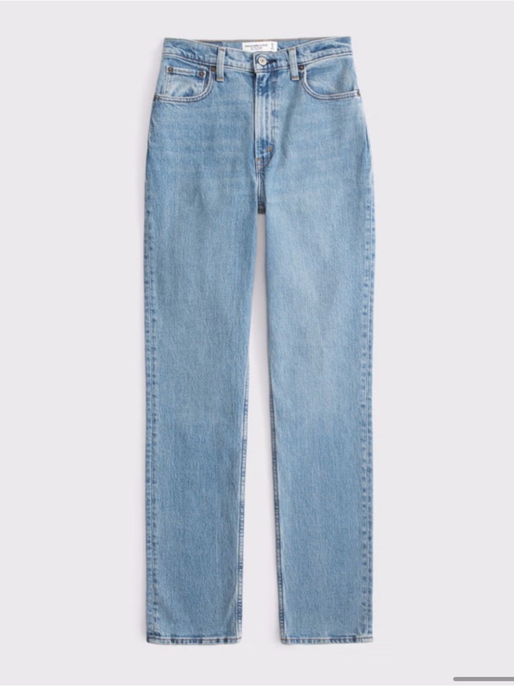 Abercrombie and Fitch Curve Love Ultra High Rise 90s Straight Jean 24 00